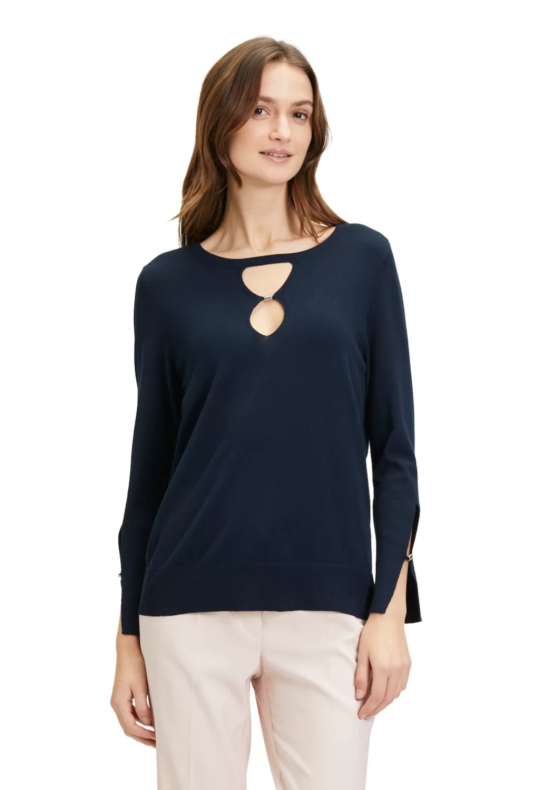 Betty Barclay Strickpullover "Betty Barclay Feinstrickpullover mit Cut-Outs günstig online kaufen