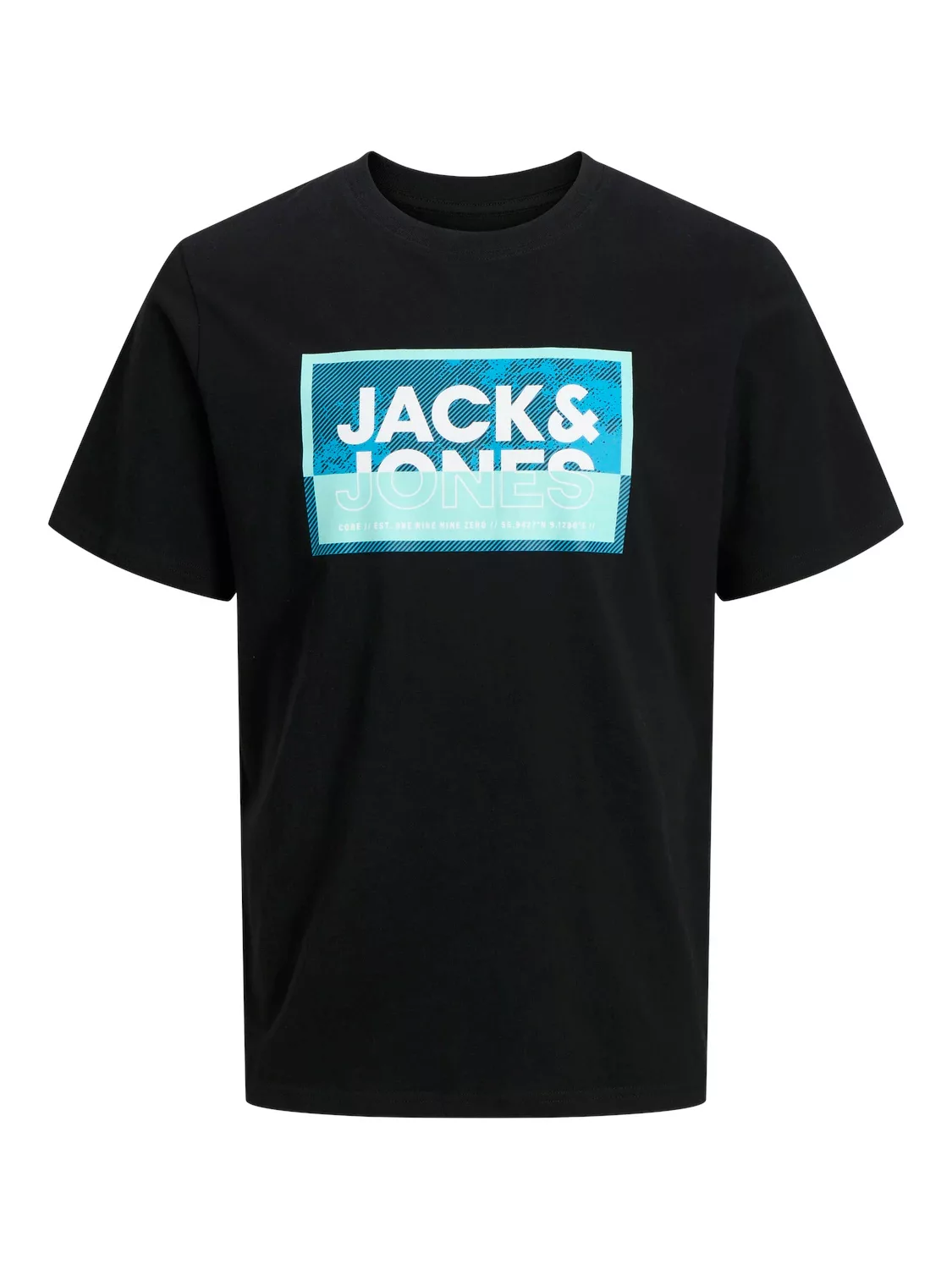 Jack & Jones T-Shirt JCOLOGAN SUMMER PRINT TEE CREW NECK FST günstig online kaufen