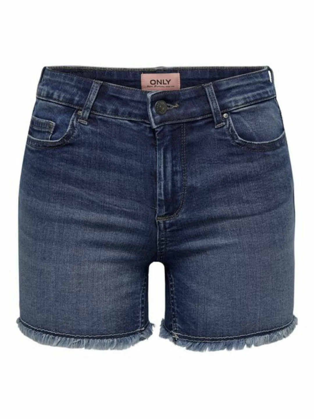 ONLY Jeansshorts Shorts kurze Denim Jeans Shorts Knopf und Reißverschluss 7 günstig online kaufen