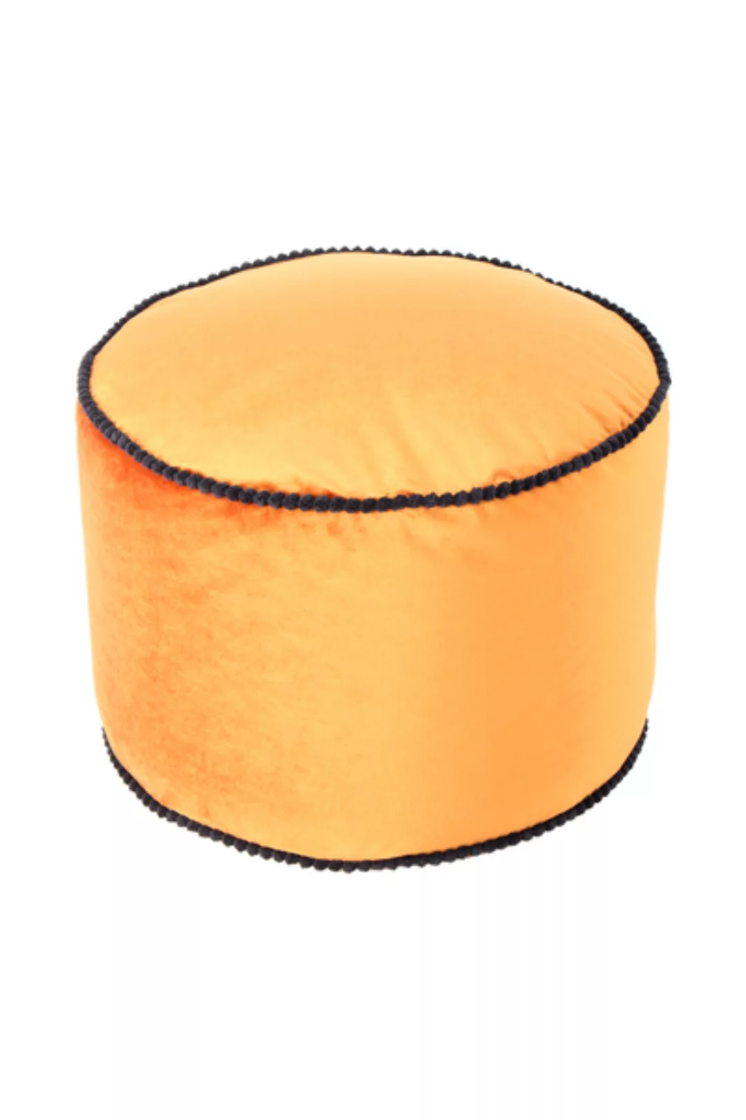 Kayoom Stauraumhocker "Pouf Taj Mahal 125, trendige samtige Oberfläche", (1 günstig online kaufen