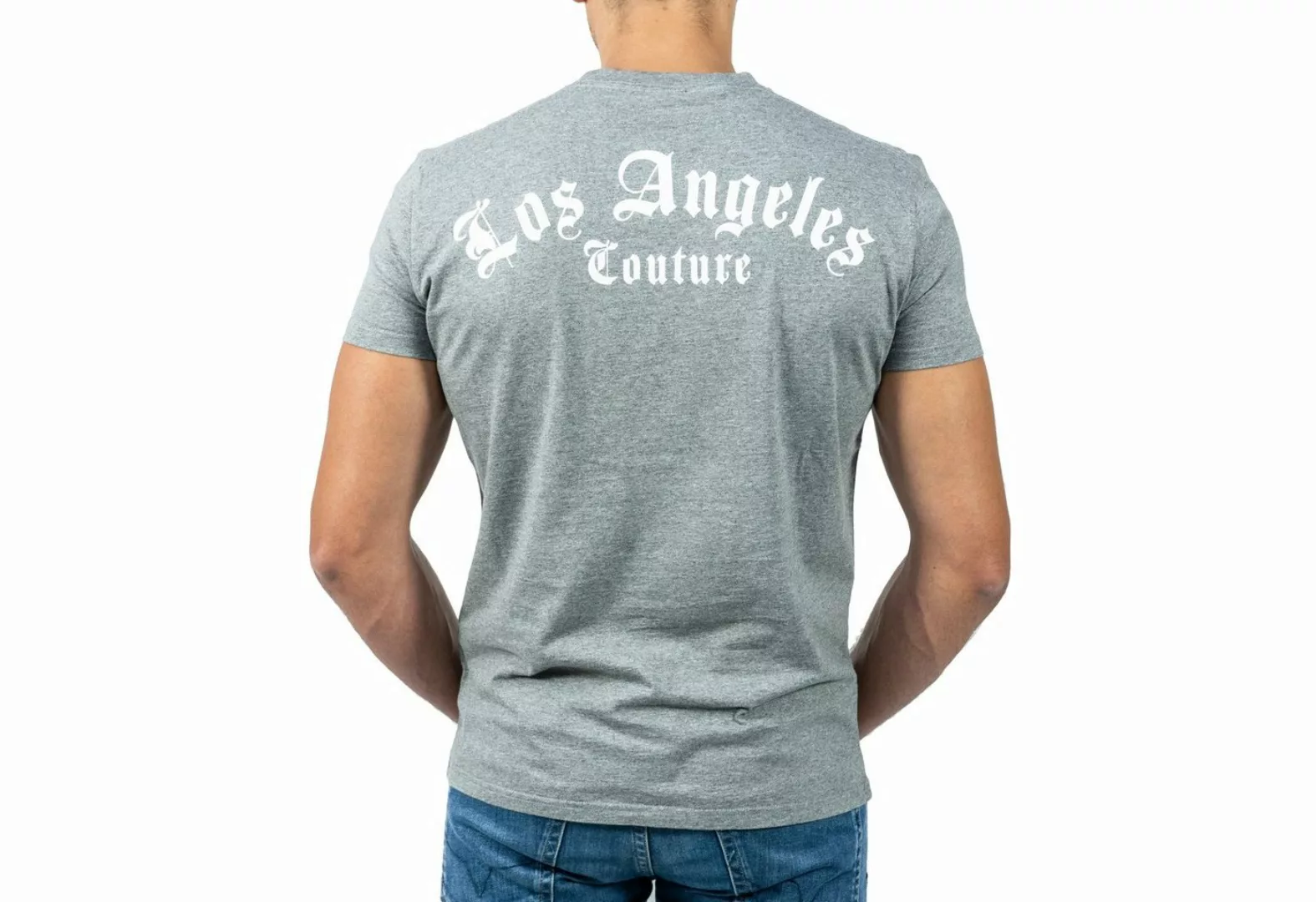 Chiccheria Brand T-Shirt Los Angeles Couture Designed in Los Angeles, Grau günstig online kaufen