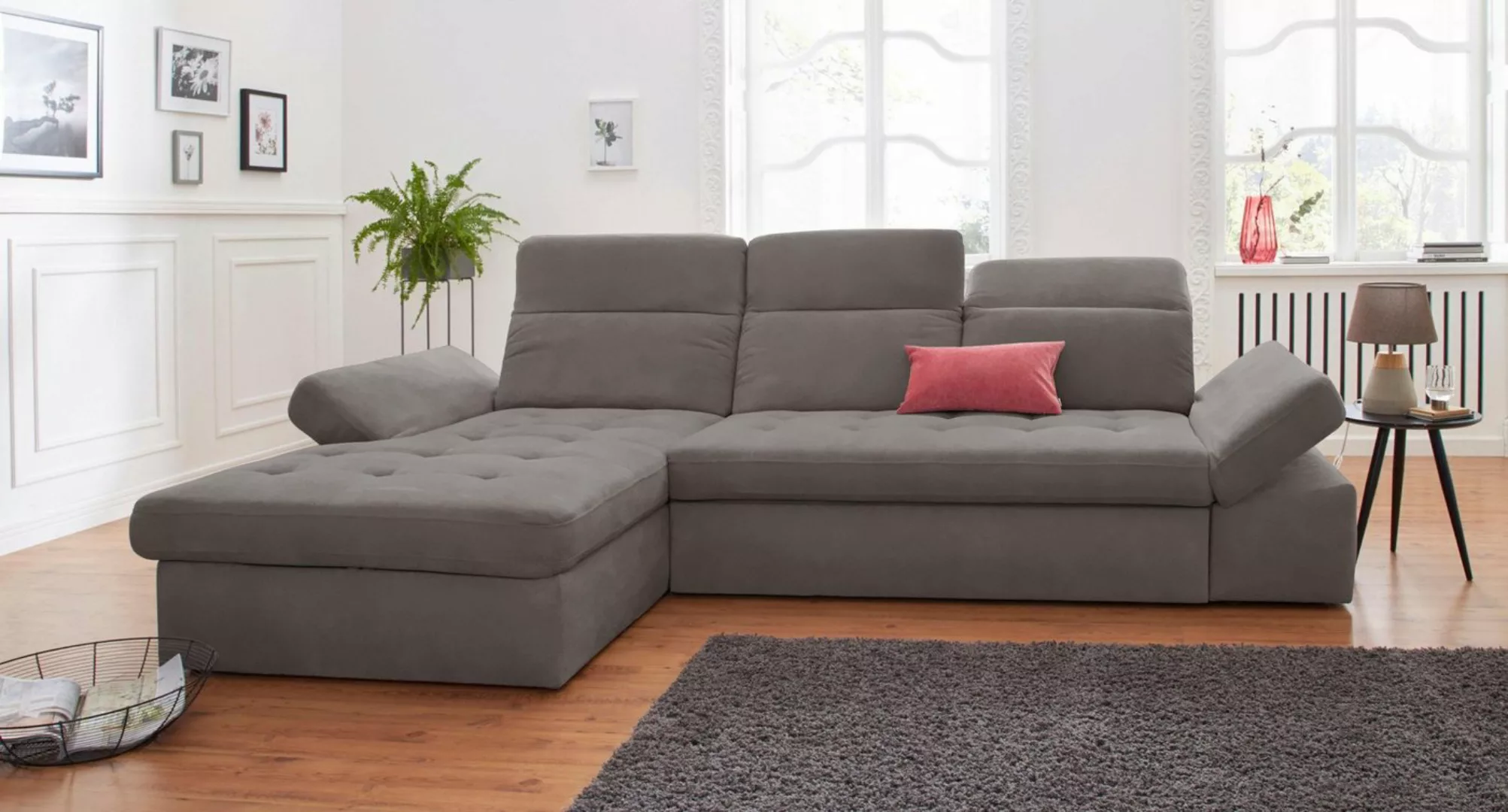 sit&more Ecksofa Stardust L-Form, wahlweise mit Bettfunktion und Bettkasten günstig online kaufen