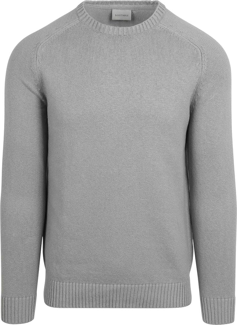 Suitable Pullover Raw Grau - Größe L günstig online kaufen