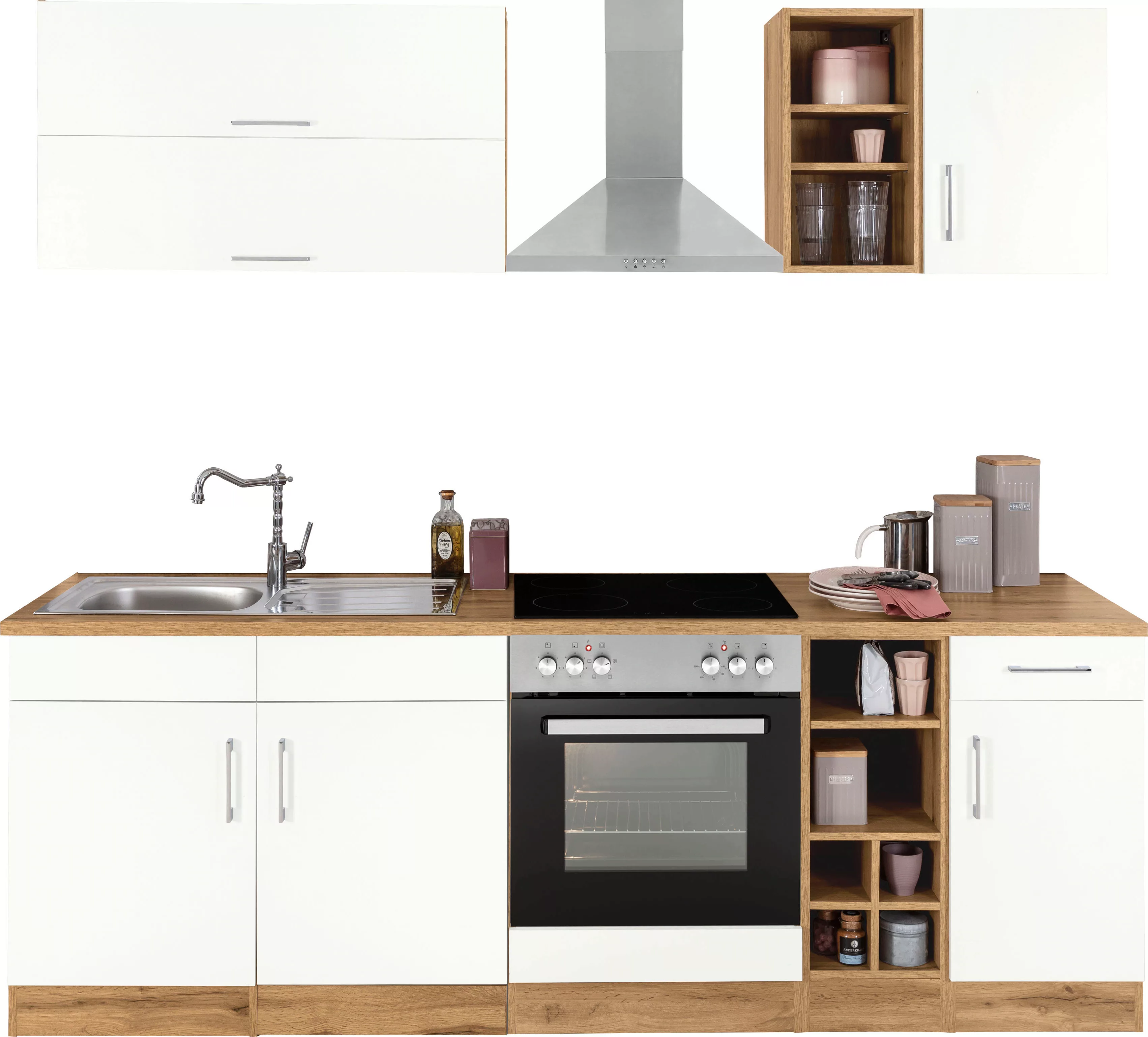 HELD MÖBEL Küchenzeile "Colmar", mit E-Geräten, Breite 240 cm günstig online kaufen