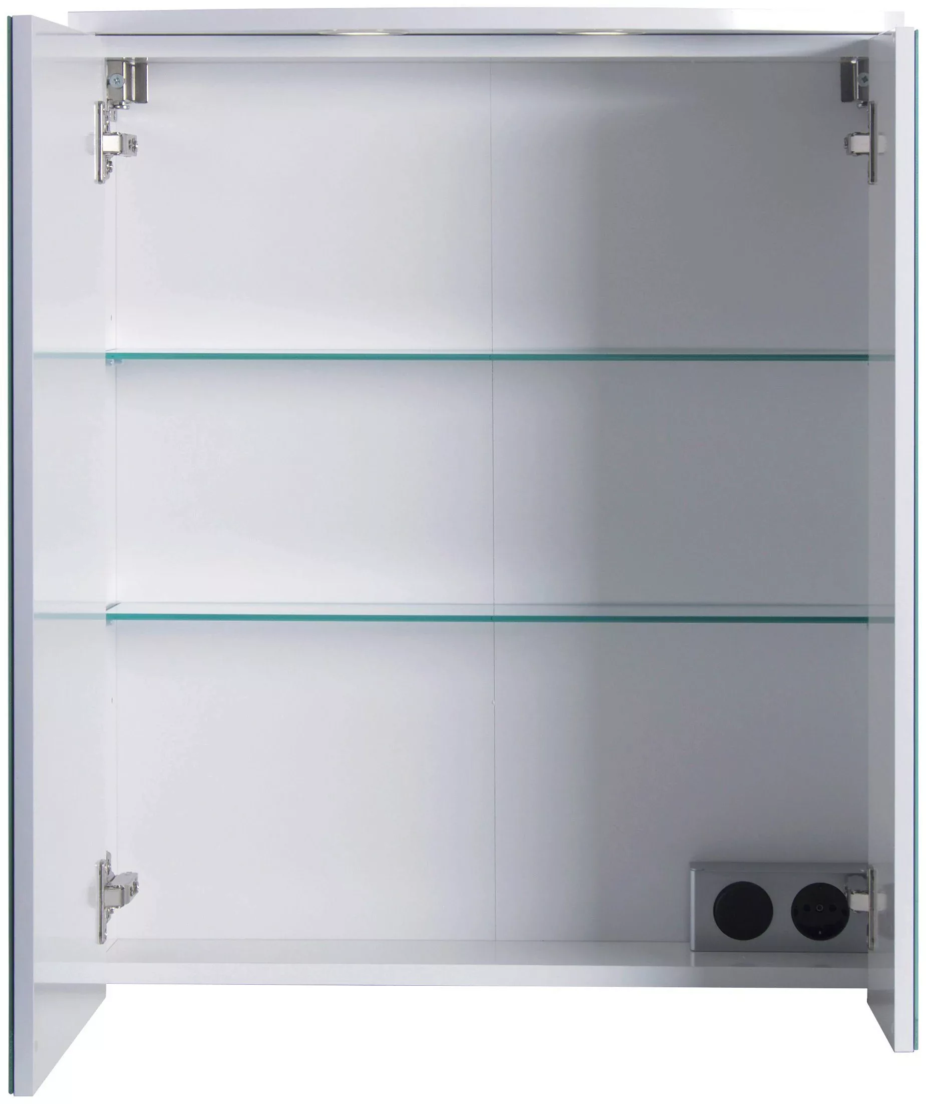 Schildmeyer Spiegelschrank "Verona", Breite 60 cm, 2-türig, 2 LED-Einbaustr günstig online kaufen