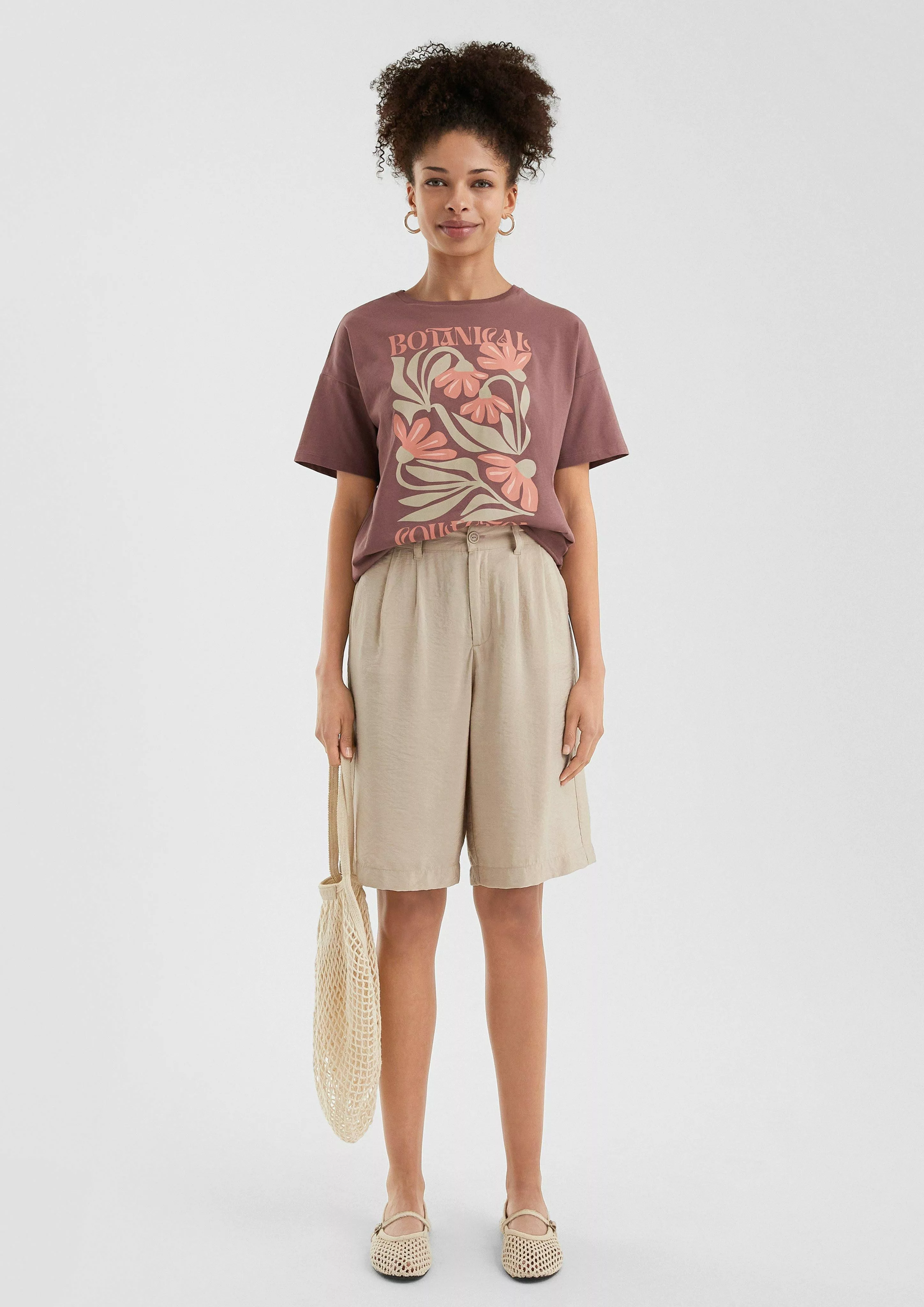 QS Shorts Leicht glänzende Bermuda aus günstig online kaufen