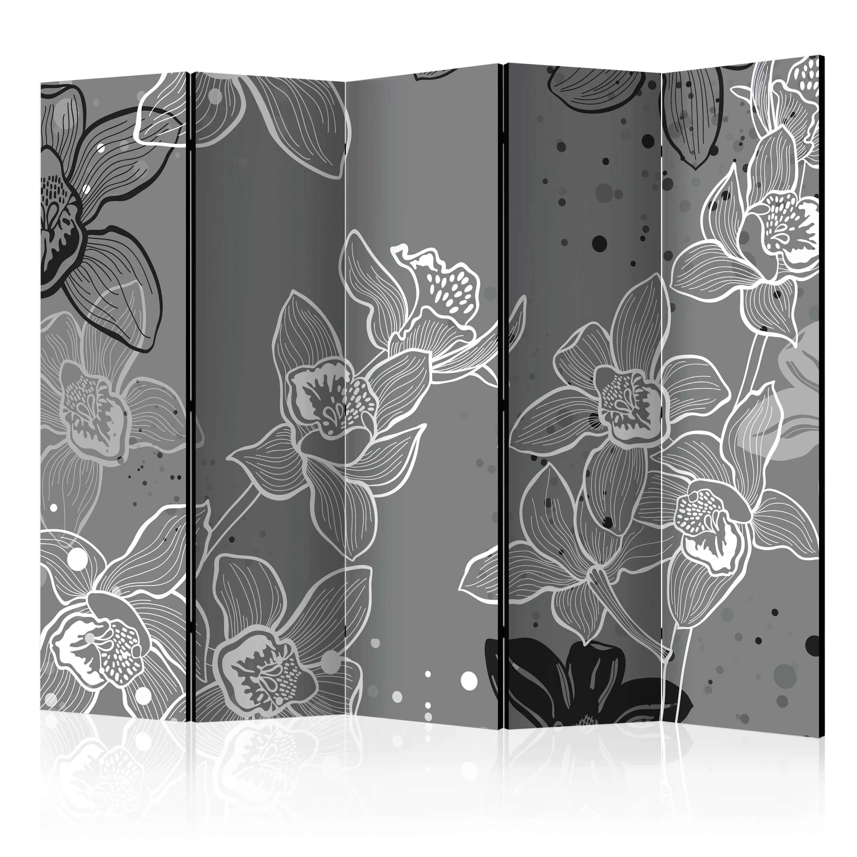 5-teiliges Paravent - Winter Flora Ii [room Dividers] günstig online kaufen