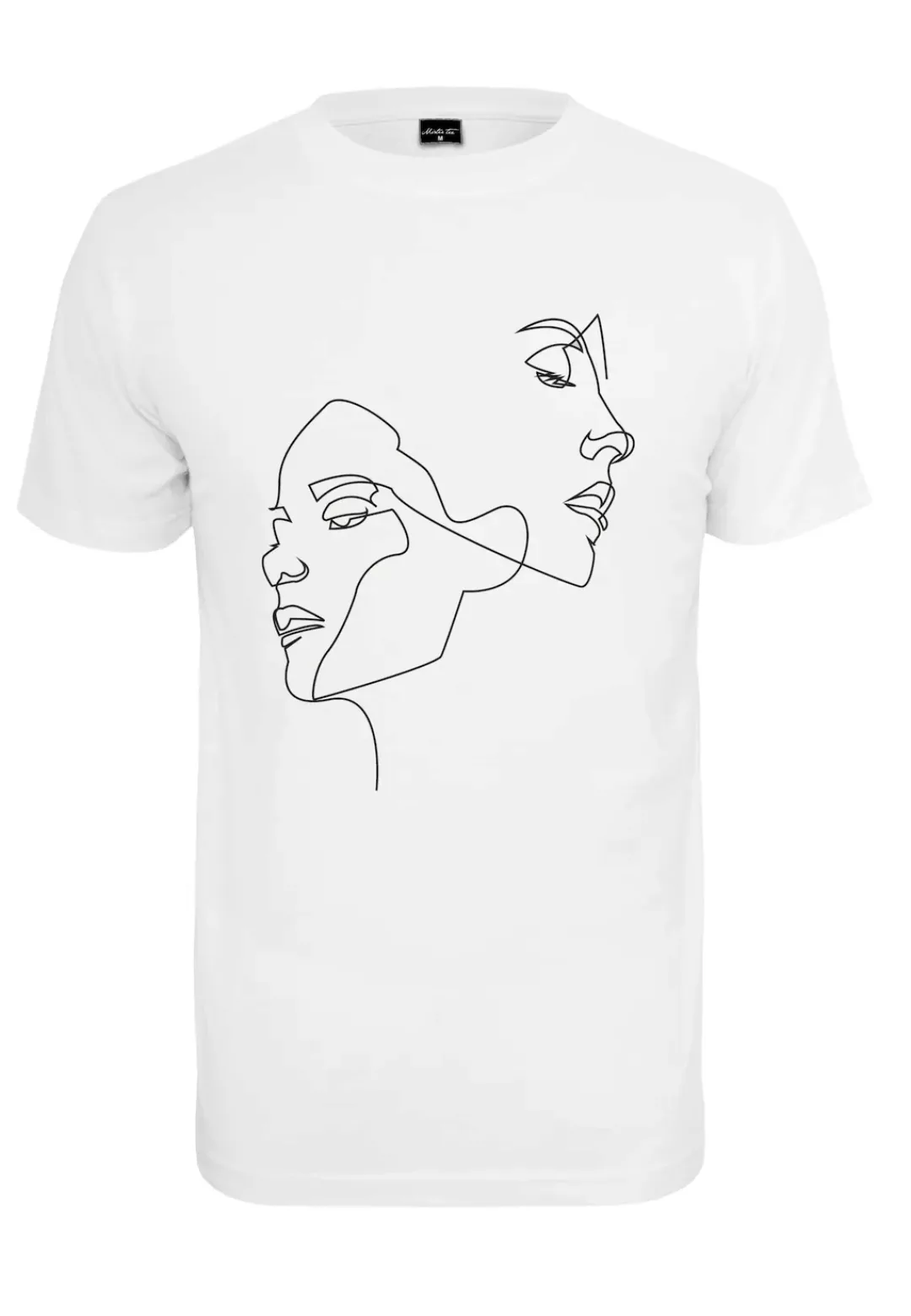 MisterTee Kurzarmshirt "MisterTee Damen Ladies One Line Tee" günstig online kaufen