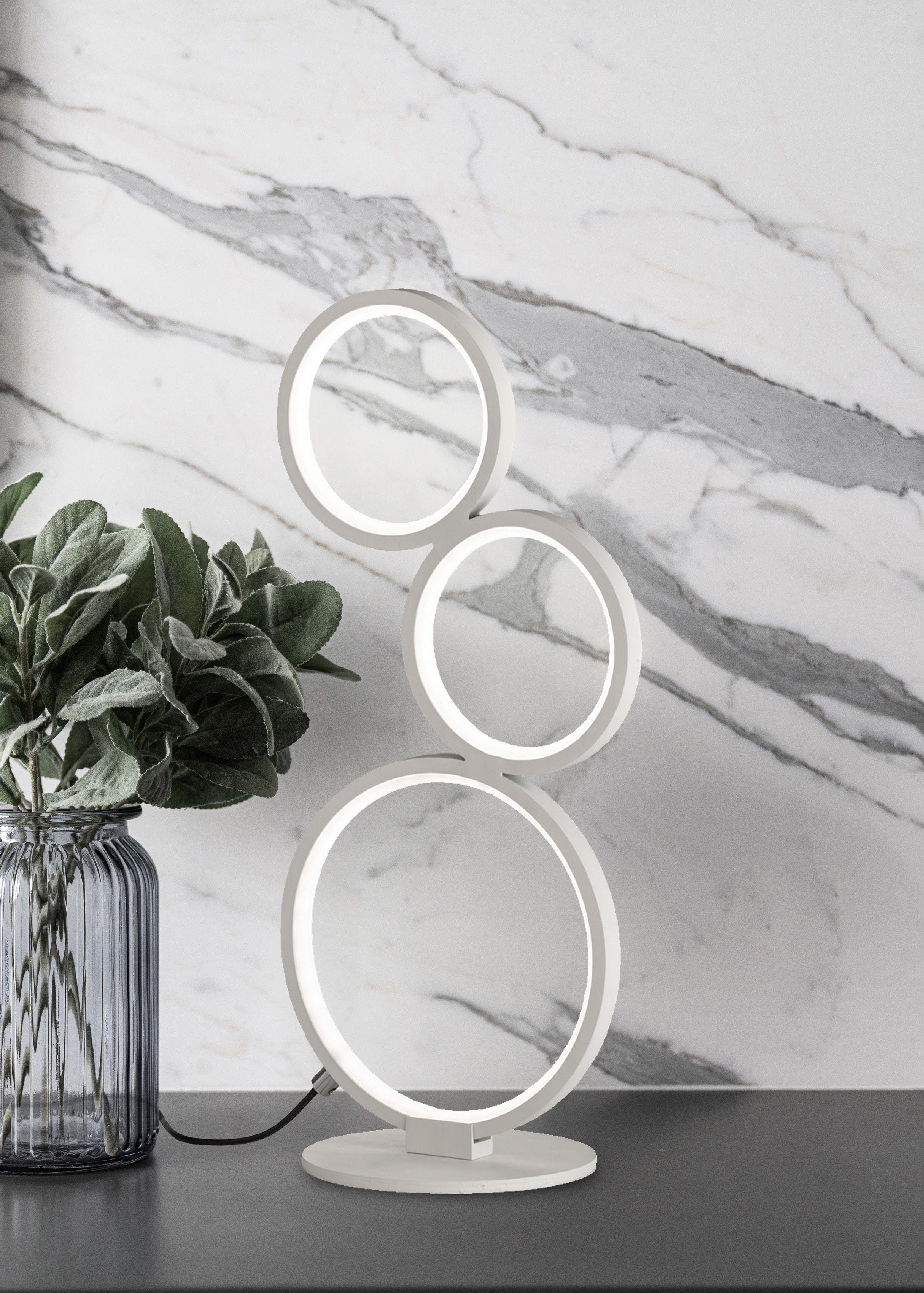 TRIO Leuchten LED Tischleuchte Rondo, Dimmfunktion, günstig online kaufen