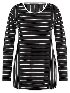 Rundhals-Shirt Emilia Lay schwarz günstig online kaufen