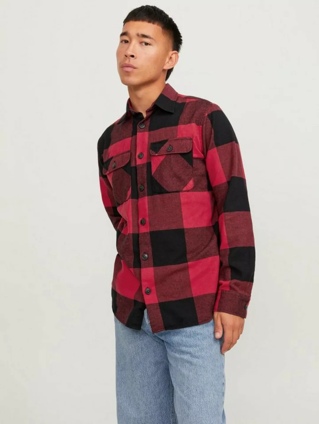 Jack & Jones Langarmhemd JJEDARREN OVERSHIRT LS NOOS günstig online kaufen