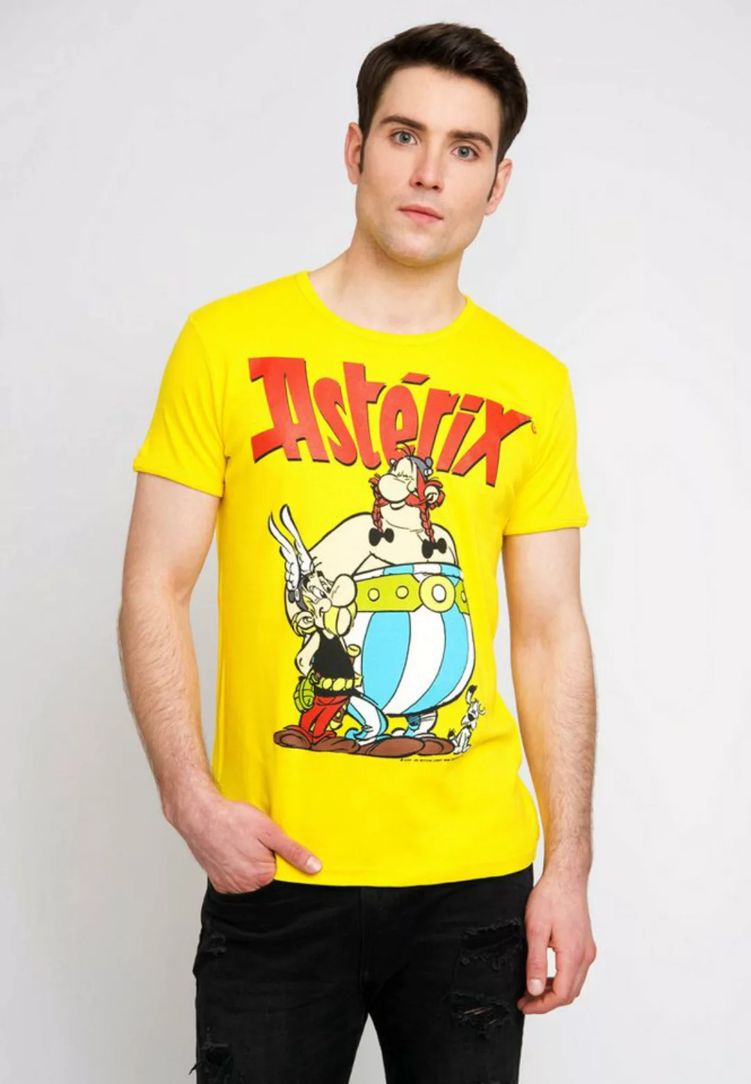 LOGOSHIRT T-Shirt Asterix und Obelix mit kultigem Frontprint günstig online kaufen