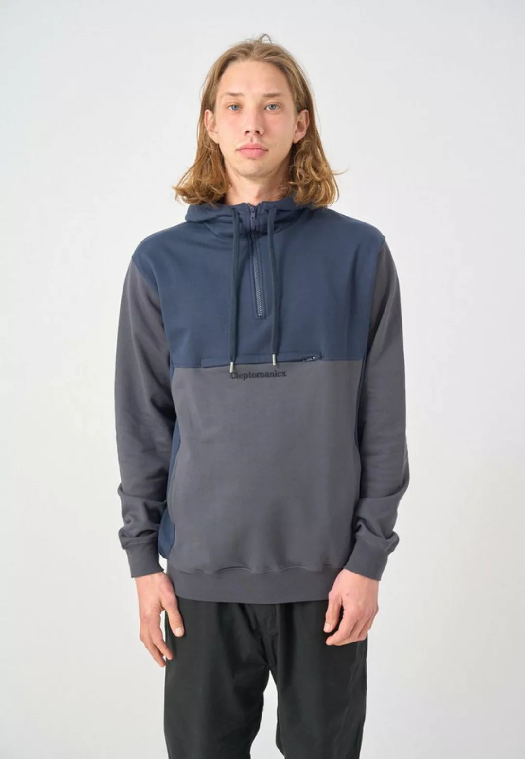 Cleptomanicx Kapuzensweatshirt "Hooded Block", im lässigen Color-Blocking-S günstig online kaufen