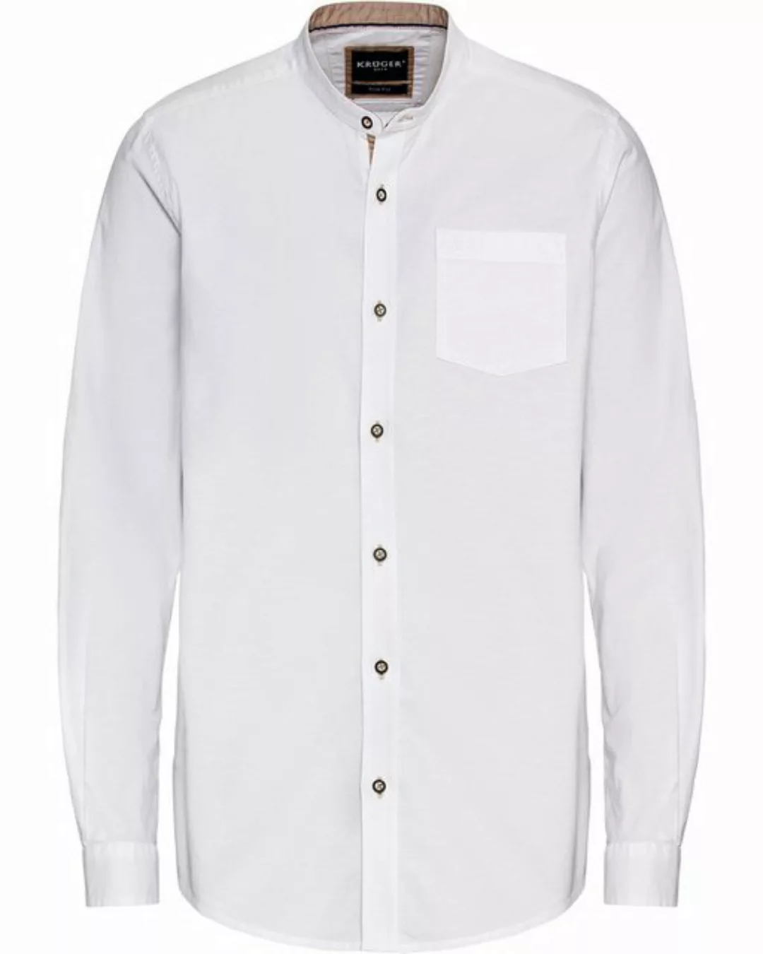 KRÜGER BUAM Trachtenhemd Slim Fit Trachtenhemd 'Madoc' Unifarben 911667, W günstig online kaufen