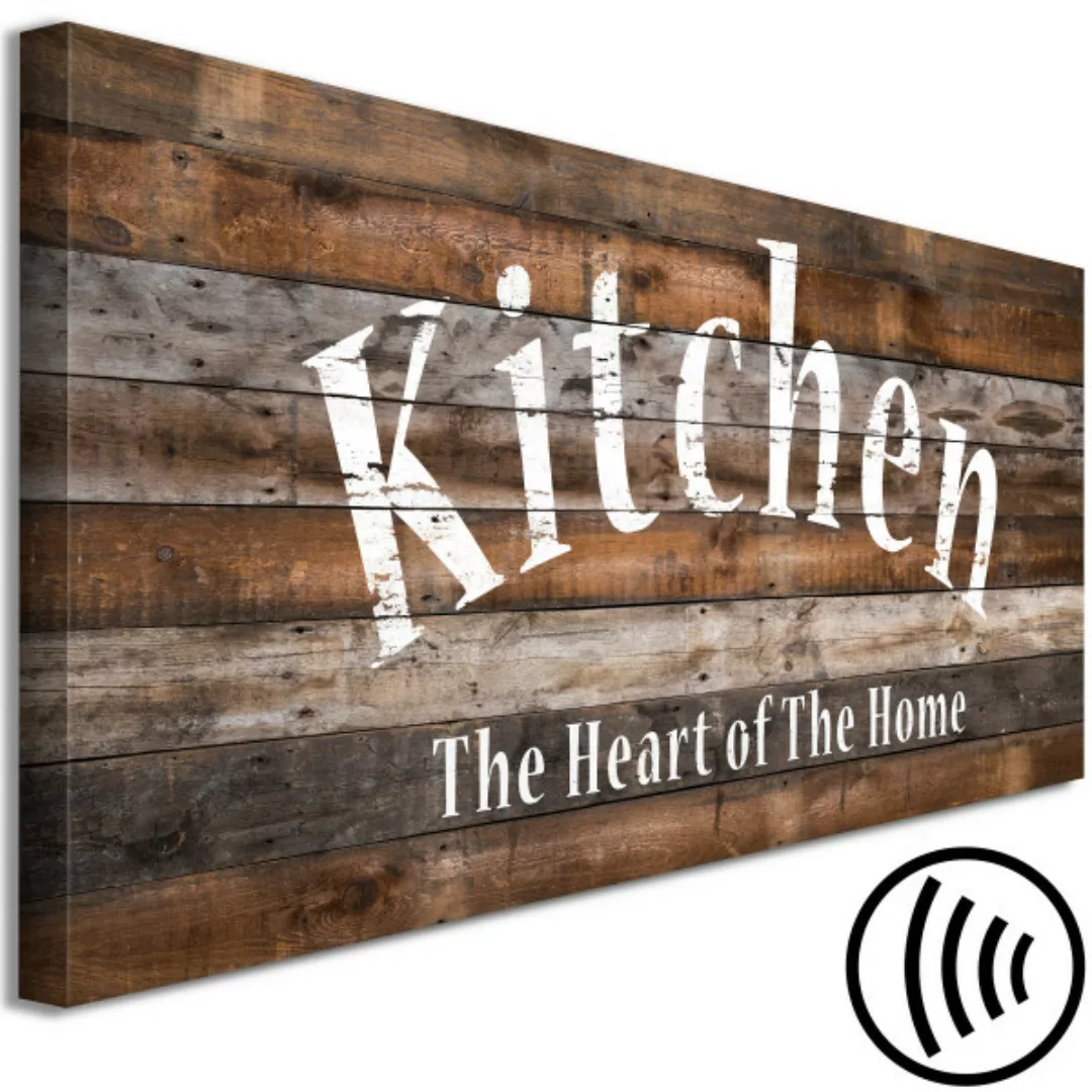 Wandbild Kitchen - the Heart of the Home (1 Part) Narrow XXL günstig online kaufen