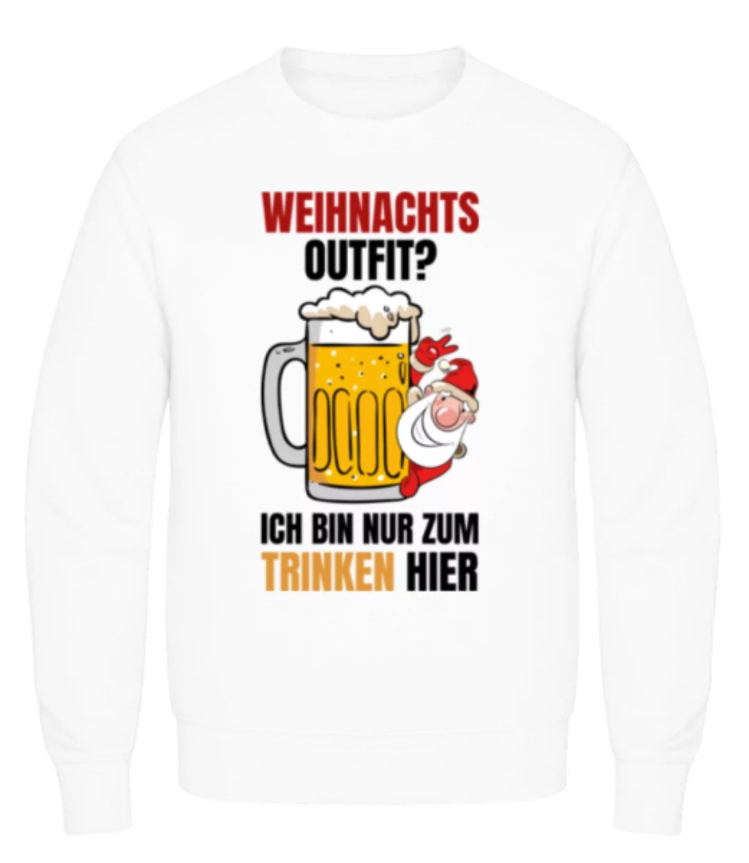 Bin Nur Zum Trinken Hier · Männer Pullover günstig online kaufen