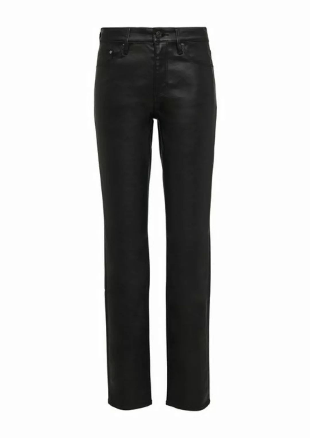 s.Oliver Slim-fit-Jeans in Leder Optik günstig online kaufen