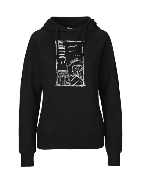 Fair Gehandelter Bio Frauen Hoodie "Leuchtturm" Vegan, Organic & Fair günstig online kaufen