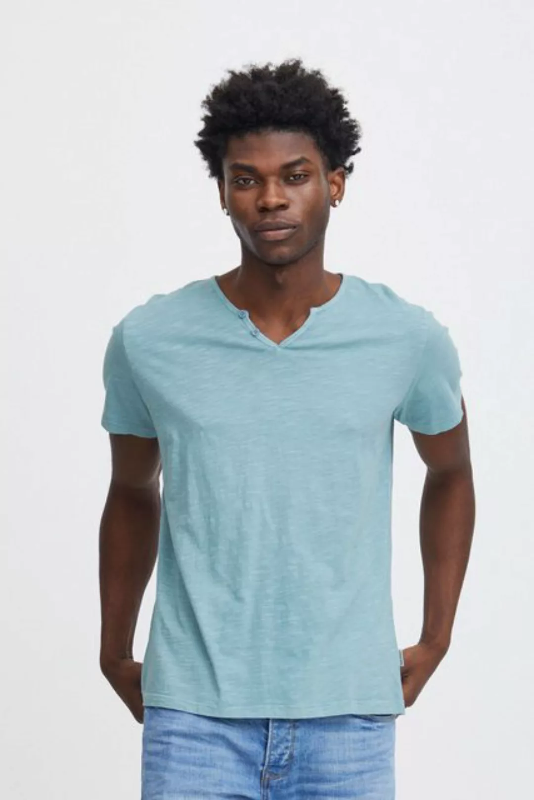 Blend T-Shirt BLEND BHAshton split neck tee günstig online kaufen