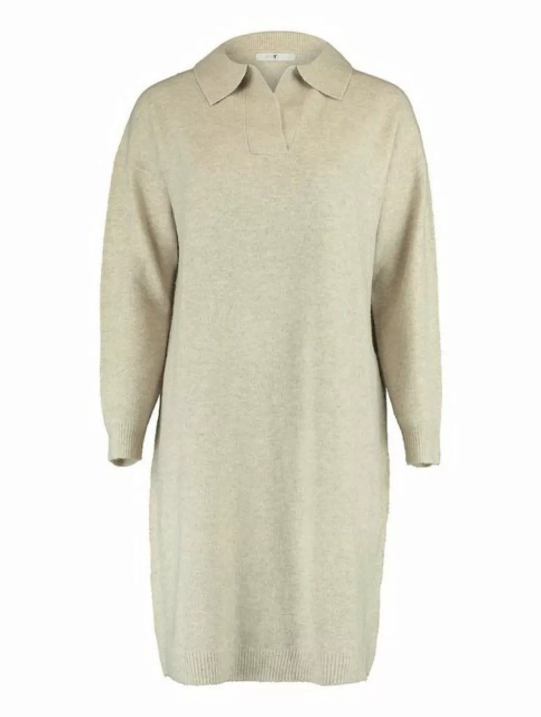 HaILY’S Shirtkleid Langarm Strickkleid Mini Pullover Dress V-Ausschnitt ENY günstig online kaufen