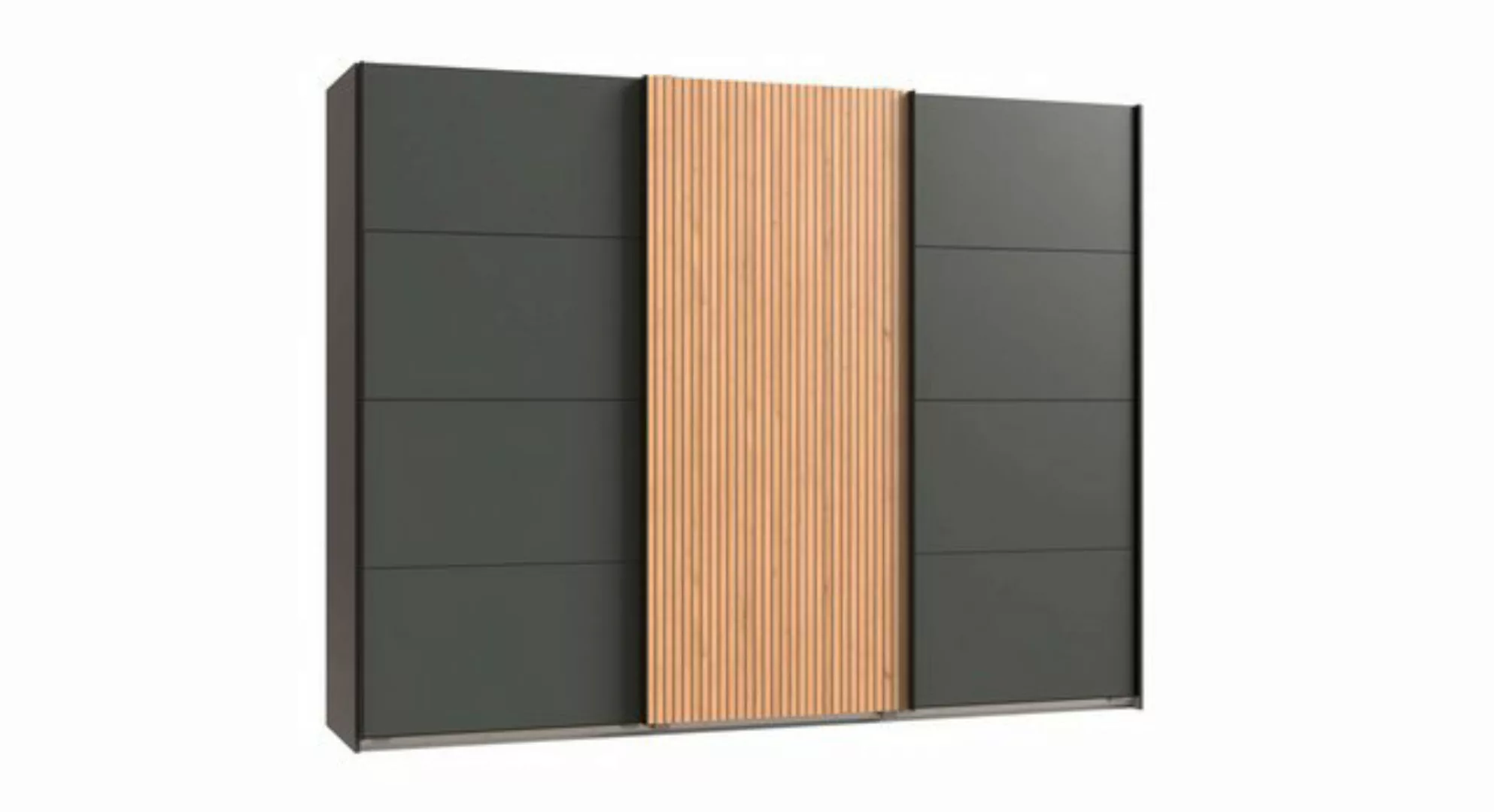 Schwebetürenschrank Casle (Kleiderschrank, Schrank) 208×270×65 cm, mit 3 Sc günstig online kaufen