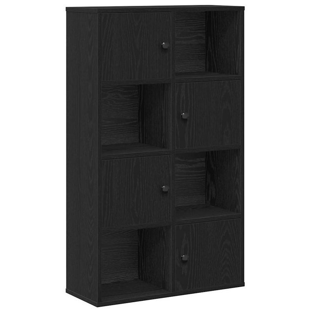 vidaXL Bücherregal Bücherregal Schwarz Eichen-Optik 60x24x101,5 cm Holzwerk günstig online kaufen