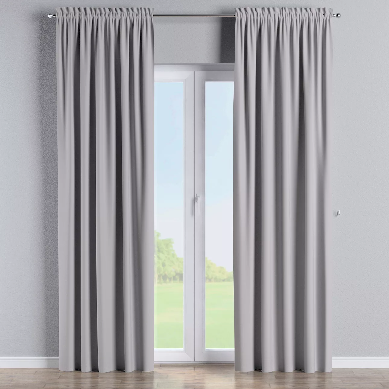 Vorhang mit Tunnel und Köpfchen, Taupe, Dimout 300 cm (269-42) günstig online kaufen