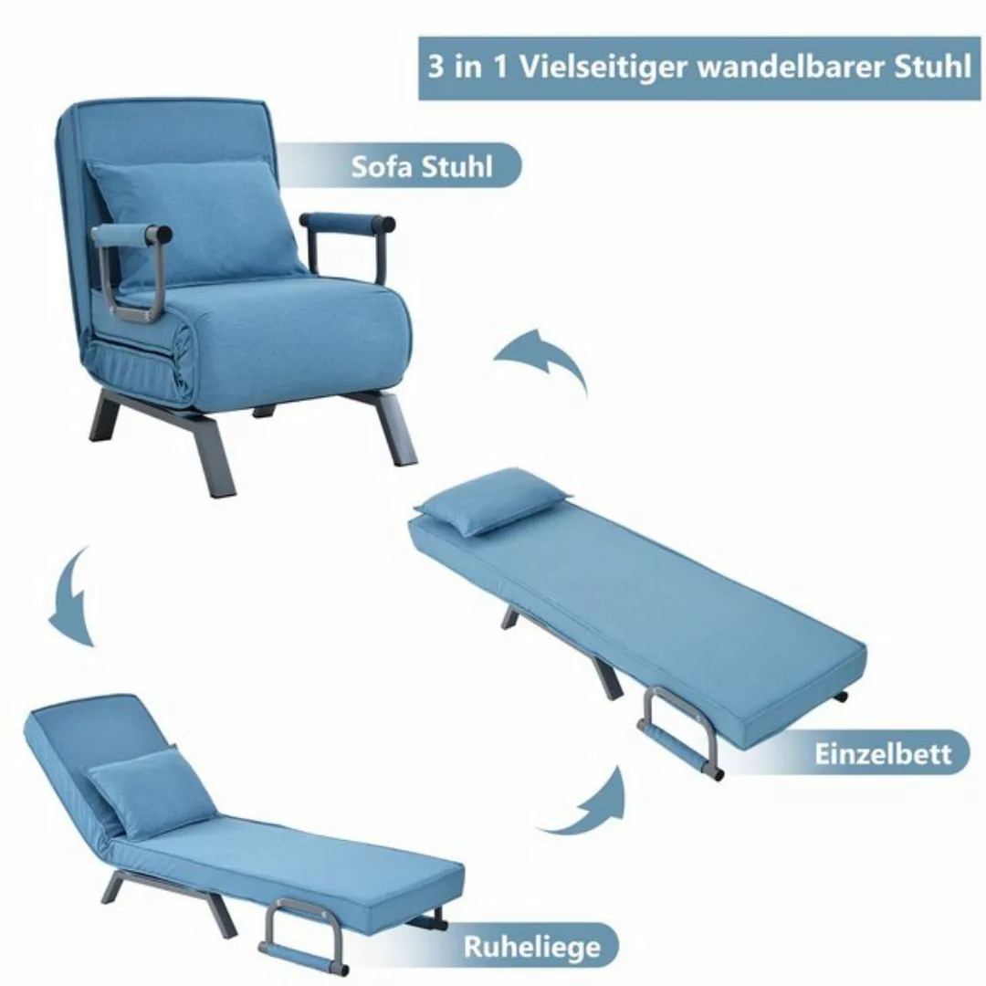 DOTMALL Big-Sofa Umwandelbarer Schlafsofa-Schlafsessel, verstellbare Rücken günstig online kaufen