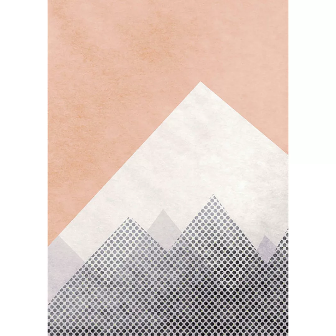 Komar Poster Wild and Free Mountain Abstrakt B/L: ca. 50x70 cm günstig online kaufen