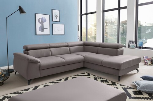COTTA Polstergarnitur »Komaris L-Form«, (Set), Set bestehend aus: Ecksofa m günstig online kaufen