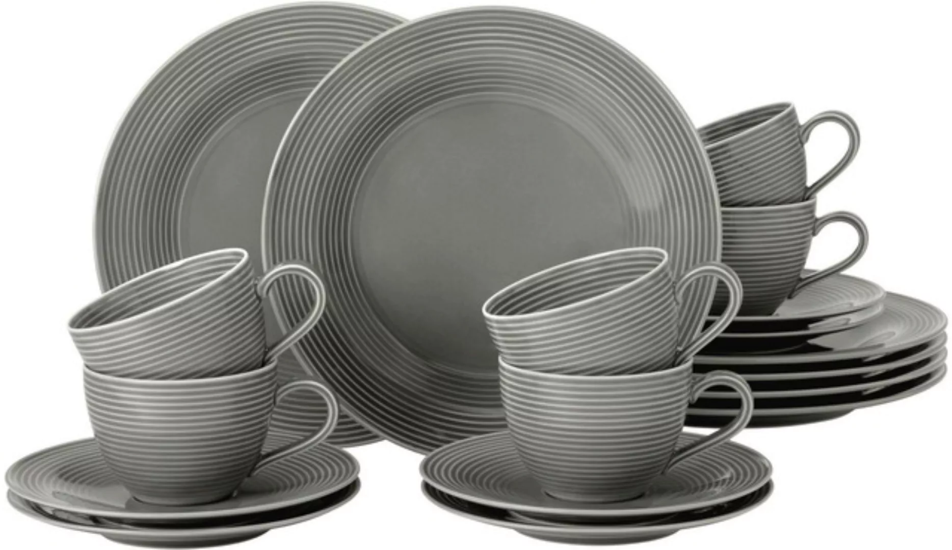 Seltmann Weiden Beat Coor Glaze Kaffeeservice 18-teilig Salbeigrün günstig online kaufen