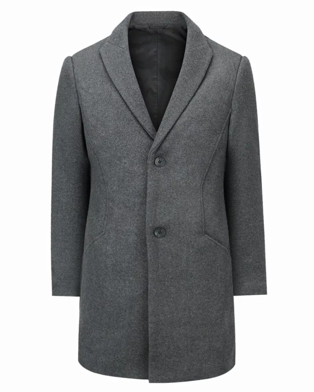 Allthemen Wintermantel Herren mittellanger Wollmantel mit günstig online kaufen
