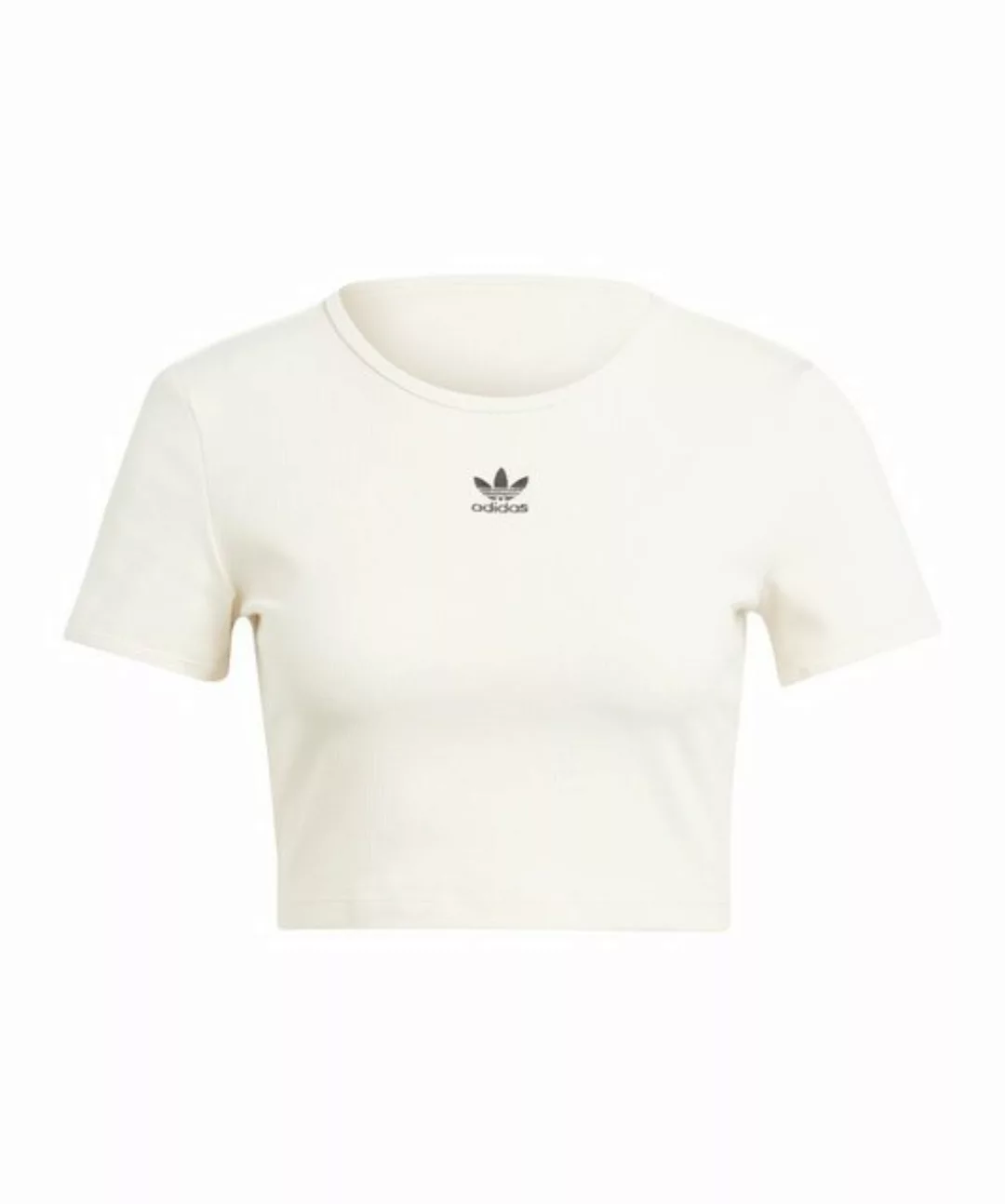 adidas Originals T-Shirt adidas Originals RIB T-Shirt Damen Beige Baumwolle günstig online kaufen