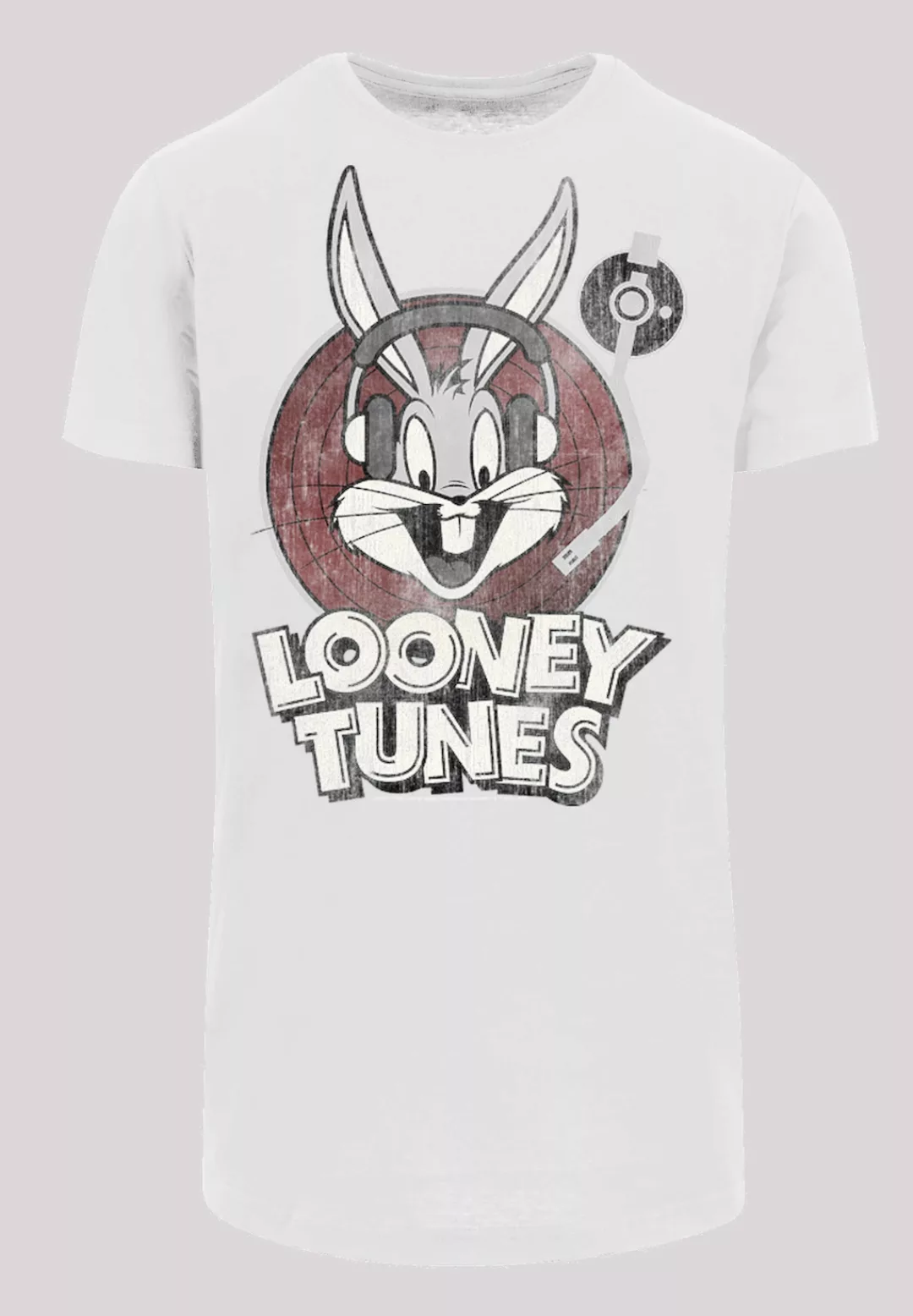 F4NT4STIC Kurzarmshirt "F4NT4STIC Herren Looney Tunes Bugs Bunny with Shape günstig online kaufen