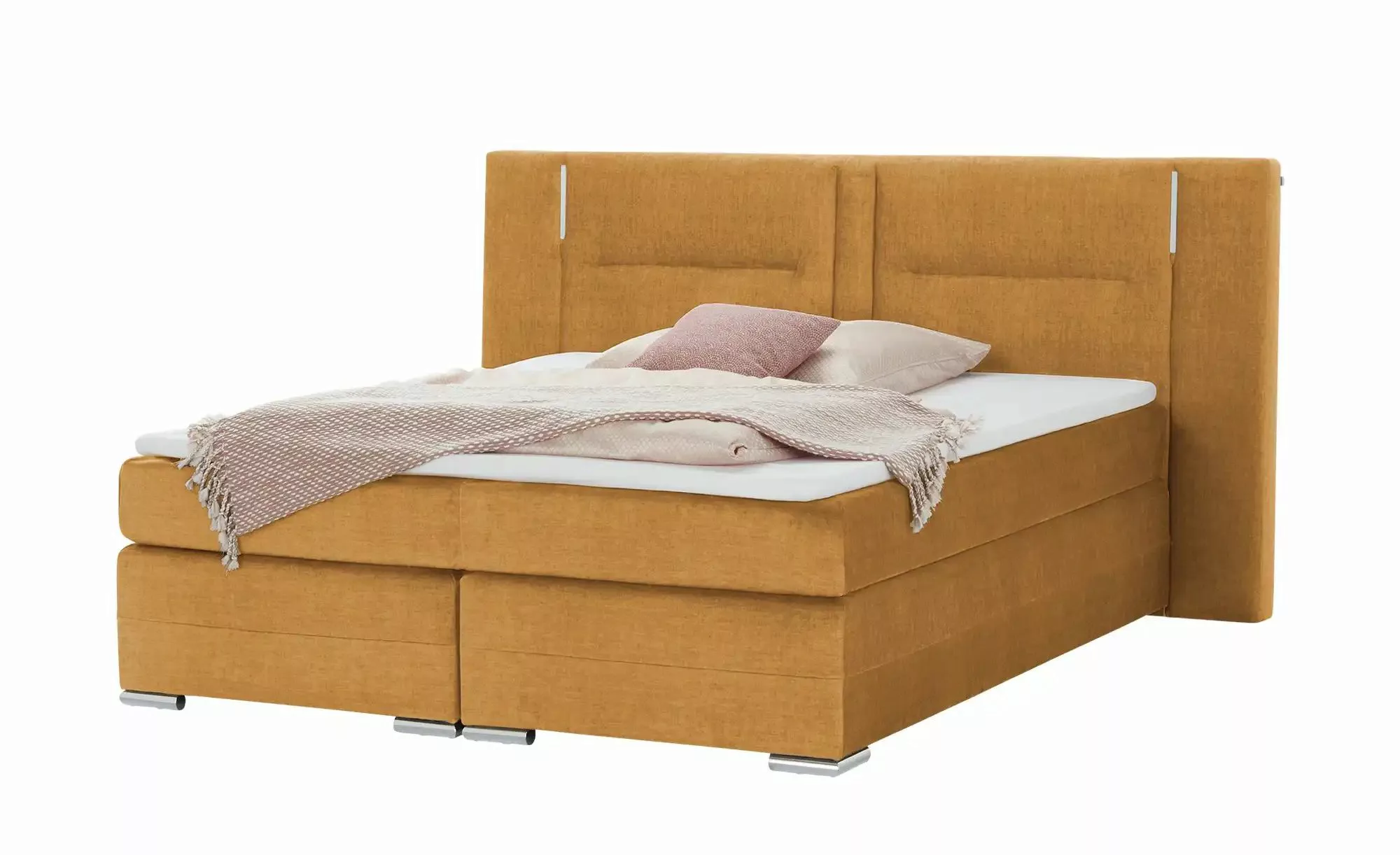 uno Boxspringbett  Aston ¦ beige ¦ Maße (cm): B: 193 H: 120 Betten > Einzel günstig online kaufen