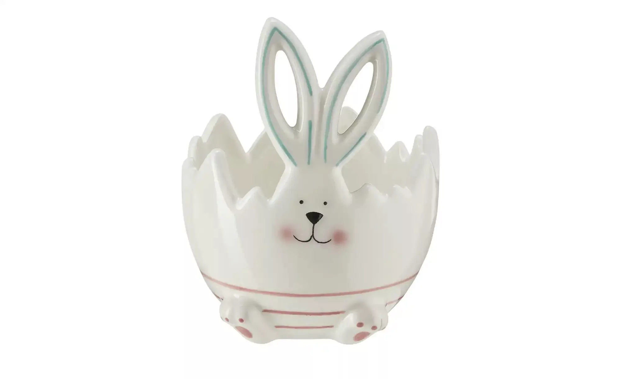 Deko Schale Osterhase ¦ weiß ¦ Dolomite ¦ Maße (cm): H: 12,9  Ø: 10 Oster-A günstig online kaufen