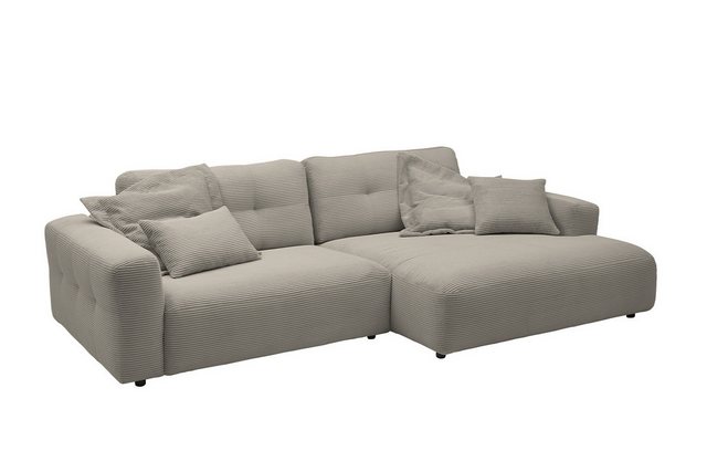 KAWOLA Ecksofa, Cord, Longchair rechts od. links, versch. Farben günstig online kaufen