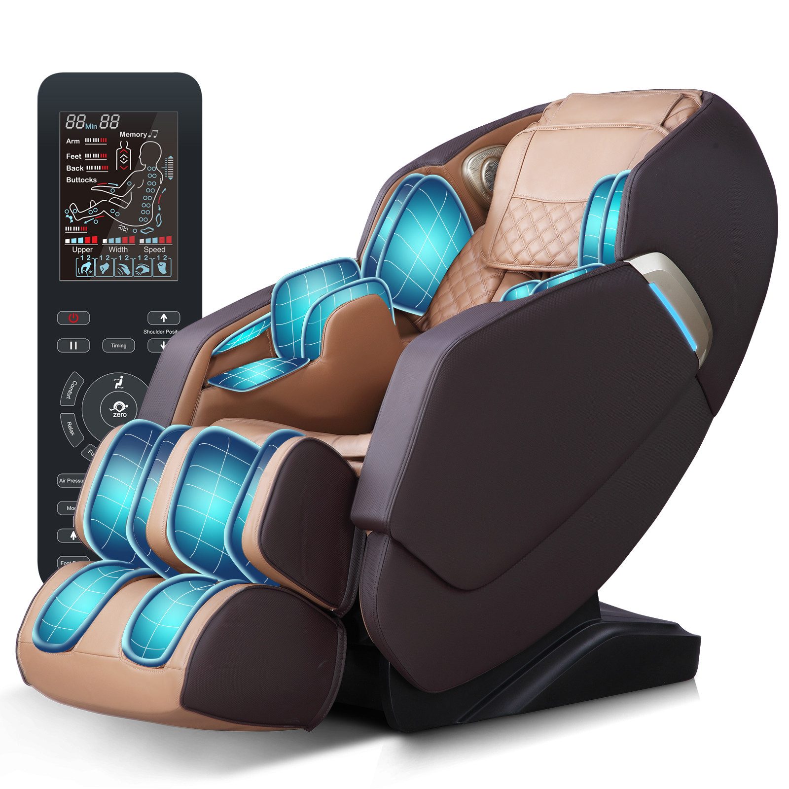 HealthRelife Massagesessel mit Zero-Gravity, 3D Shiatsu, günstig online kaufen