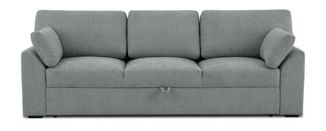 Home affaire 3-Sitzer Citry, Breite 233 cm, Chenille, mit Bettfunktion, Lie günstig online kaufen