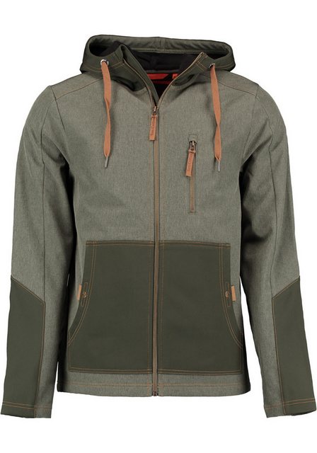 Tom Collins Softshelljacke Waufot Herren Outdoorjacke mit Taschen und Kapuz günstig online kaufen