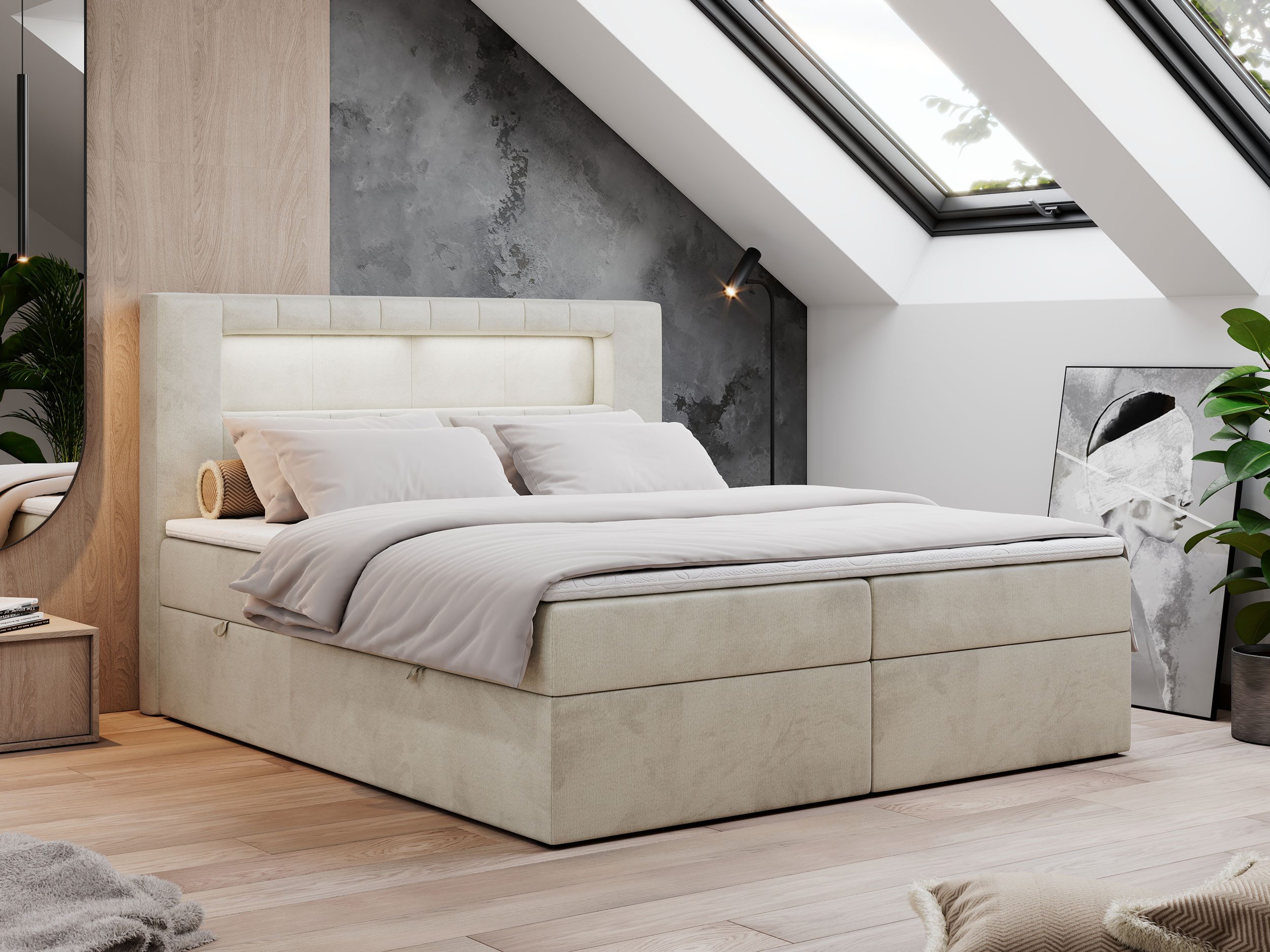 MKS MÖBEL Boxspringbett GOLD5 (Set, Packung, günstig online kaufen