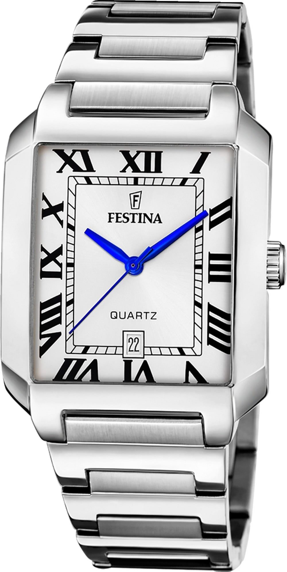 Festina Quarzuhr Festina Herrenuhr Edelstahl silber, günstig online kaufen