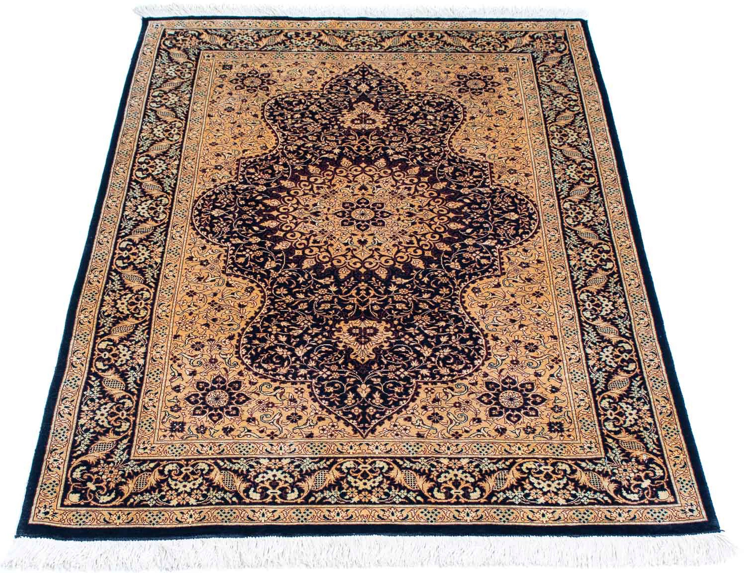 morgenland Orientteppich »Perser - Ghom - 120 x 76 cm - hellbraun«, rechtec günstig online kaufen