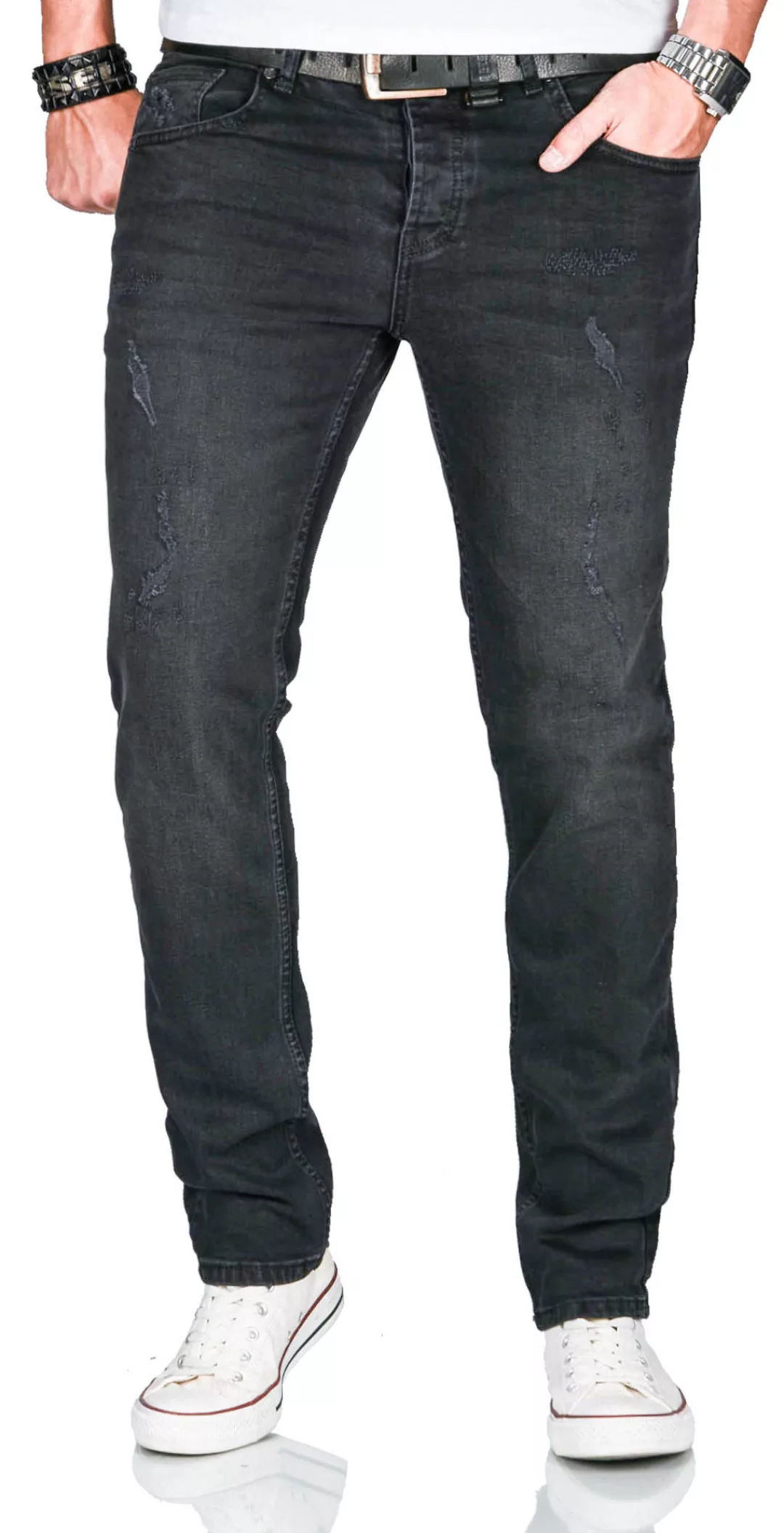 Alessandro Salvarini Slim-fit-Jeans "ASCatania", mit used look Effekt und m günstig online kaufen