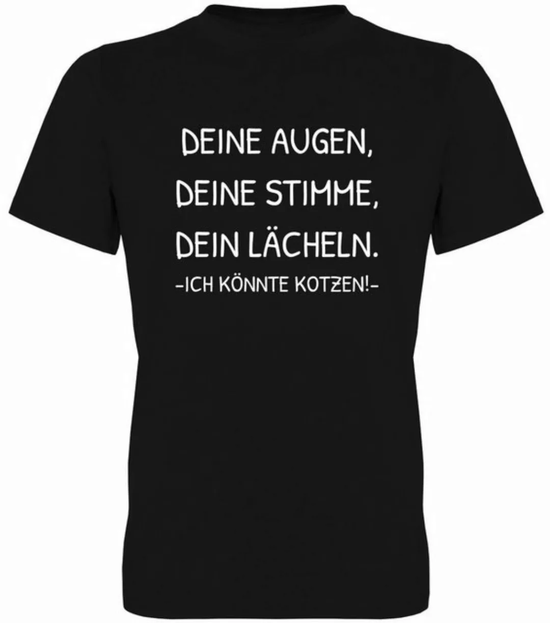 G-graphics T-Shirt Deine Augen, Deine Stimme, Dein Lächeln. -Ich könnte kot günstig online kaufen