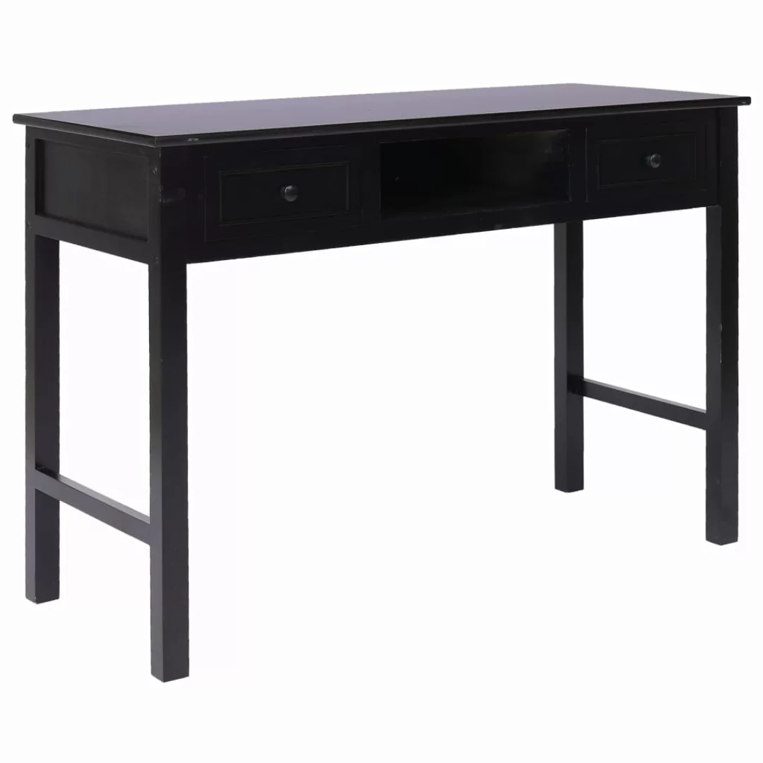 Schreibtisch Schwarz 110×45×76 Cm Holz günstig online kaufen