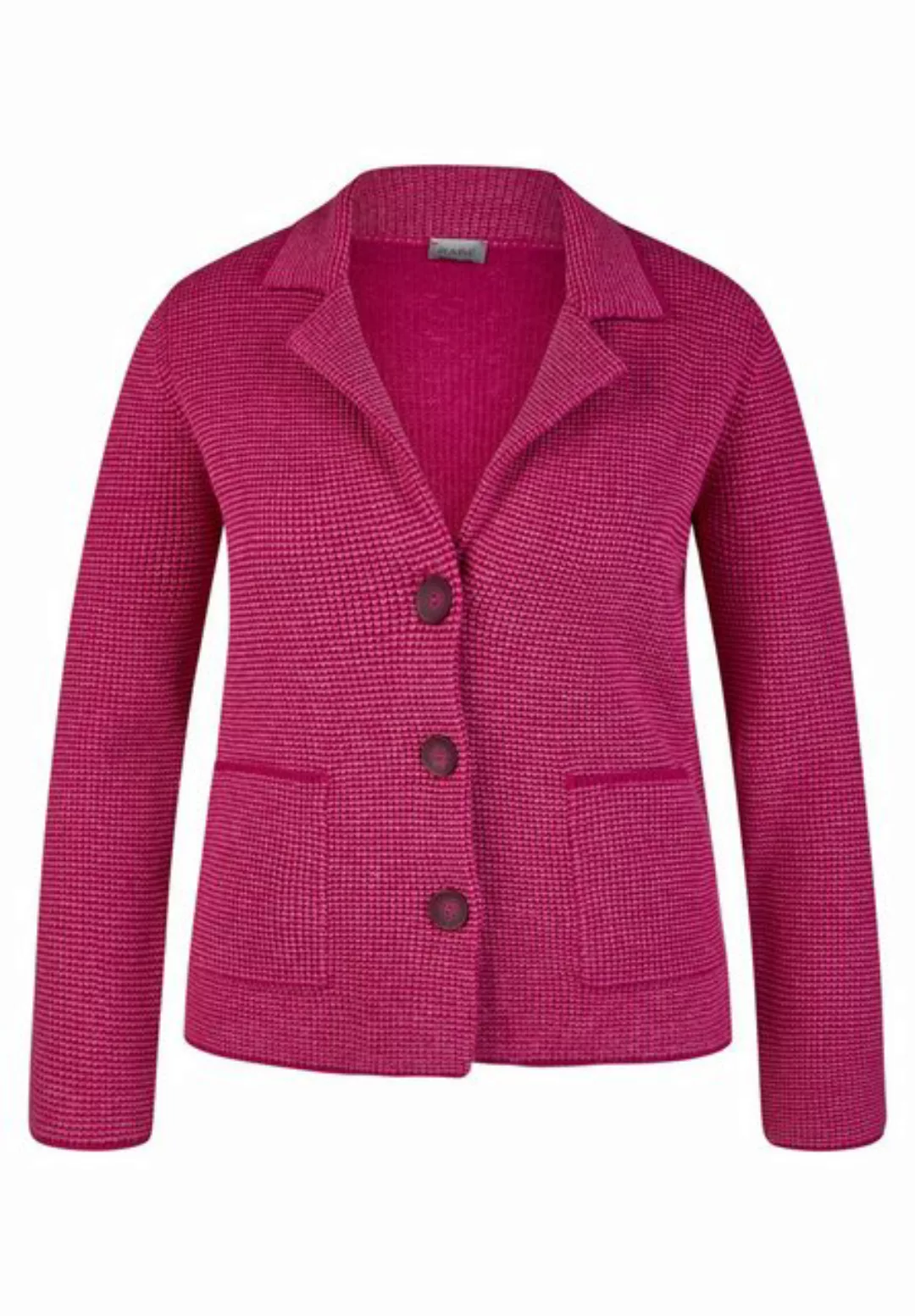 Rabe Strickjacke "Rabe Elegante Strickjacke in leuchtendem Pink" günstig online kaufen