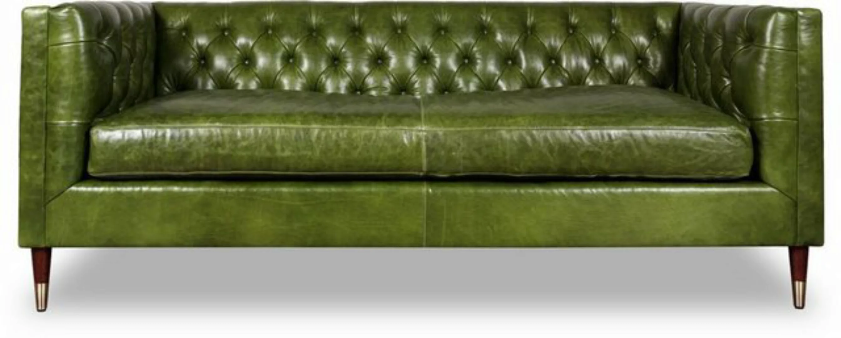 JVmoebel Chesterfield-Sofa, XXL Sofa 3 Sitzer Grün Couch Chesterfield Polst günstig online kaufen