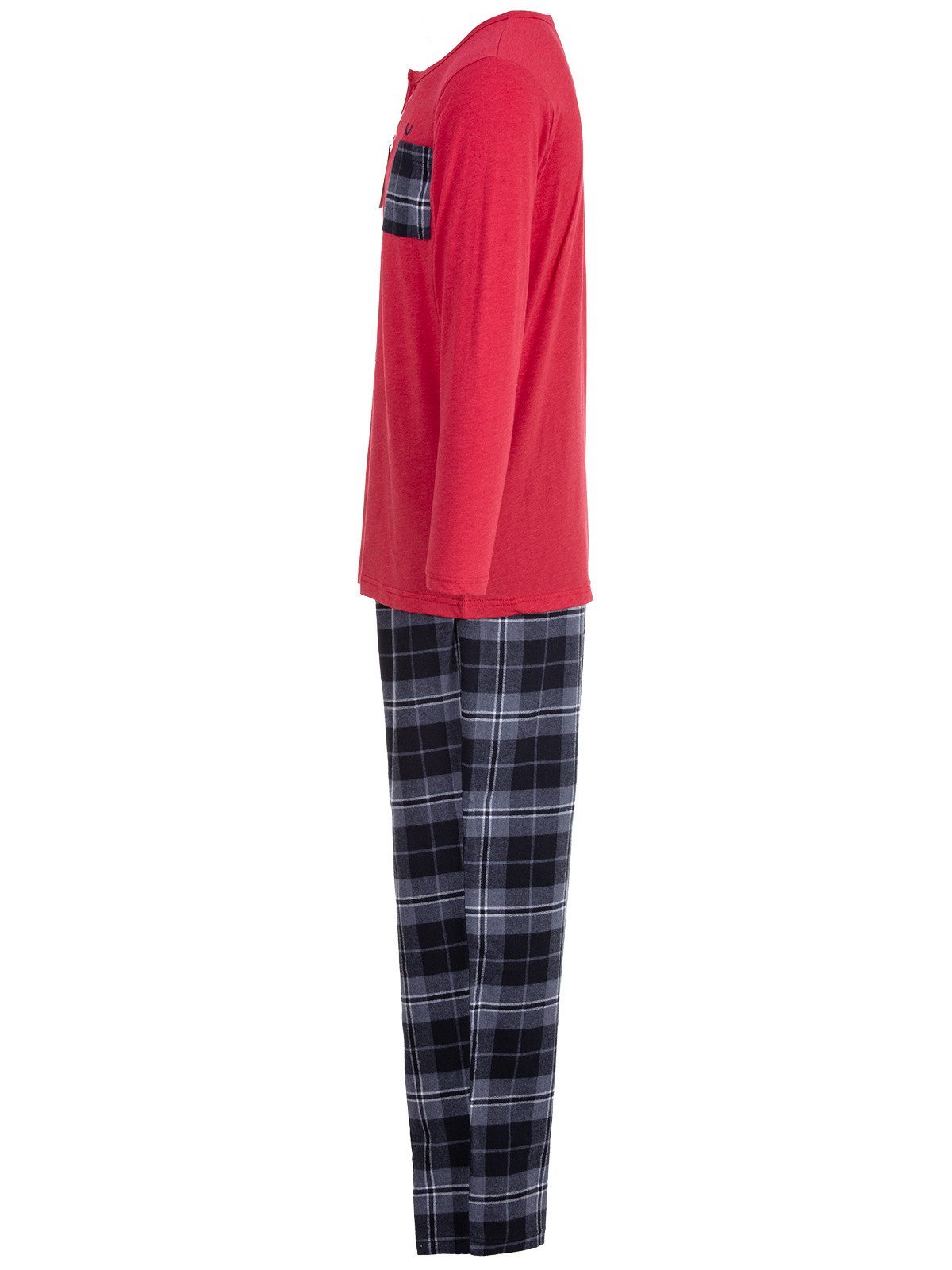 Henry Terre Schlafanzug Pyjama Set Langarm günstig online kaufen