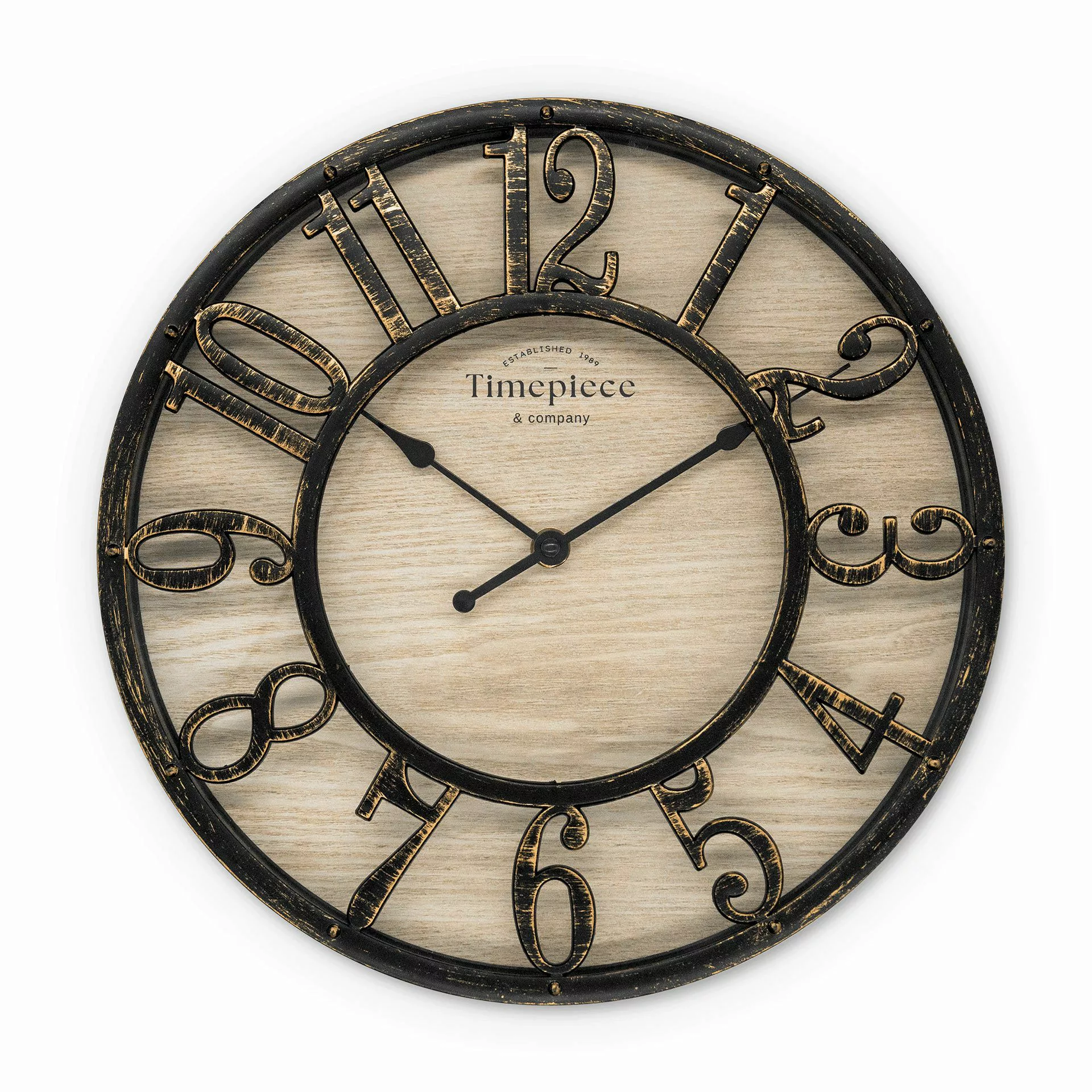 K&L Wall Art Wanduhr große Industrielle günstig online kaufen